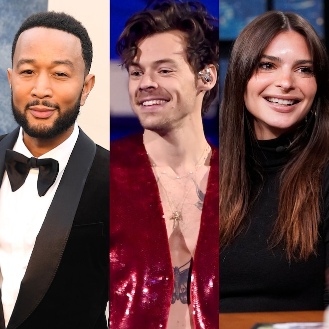 John Legend, Harry Styles, Emily Ratajkowski
